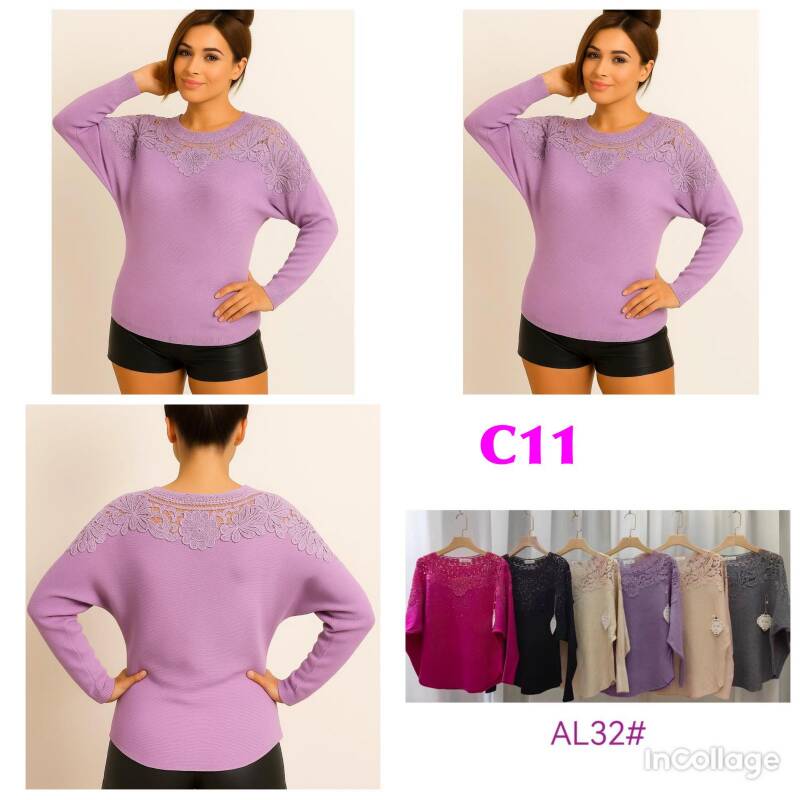 Bluzki damskie Roz L-3XL, Mix Kolor .Paczka 10 szt